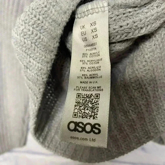 Asos Gray Oversized Sweater - Picture 4 of 4